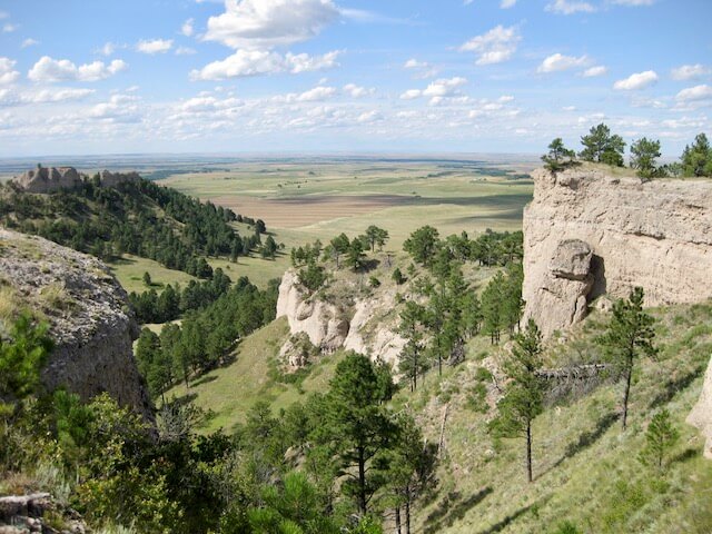 View from atop Little Wolf Ridge Butte